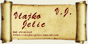 Vlajko Jelić vizit kartica